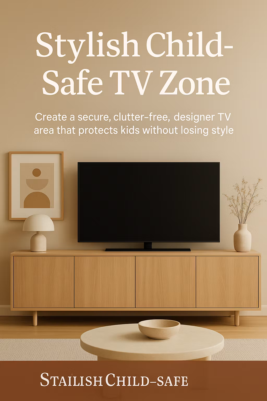 Stylish Child-Safe TV Zone