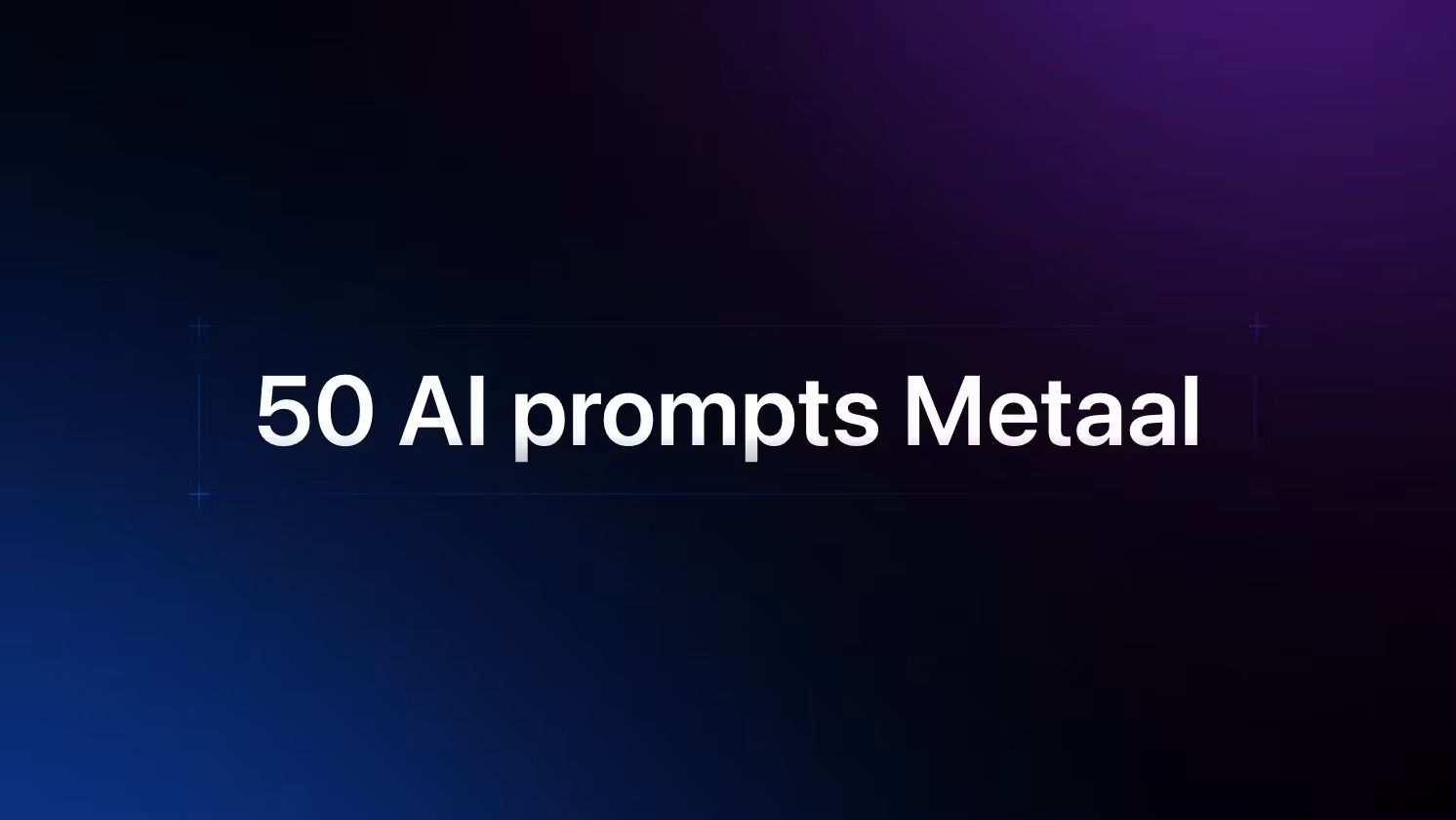 AI voor Metaal Leiders