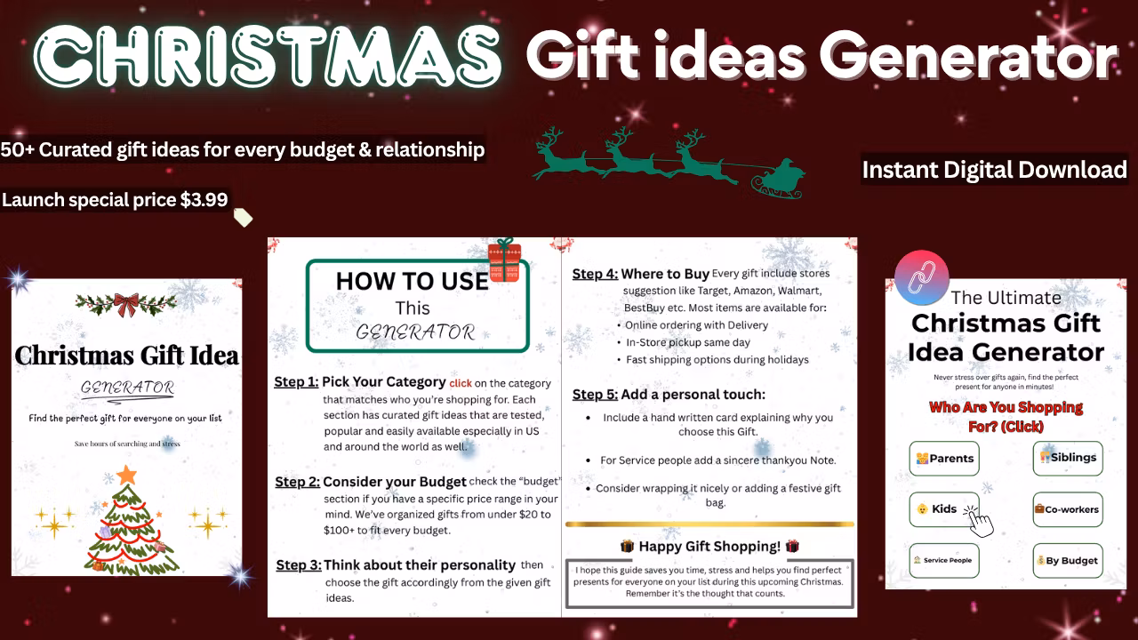 Christmas Gift Idea Generator 