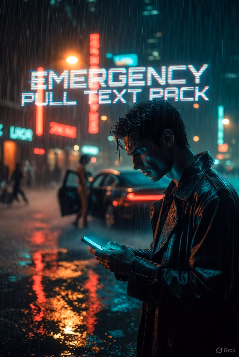 Emergency Pull Text Pack