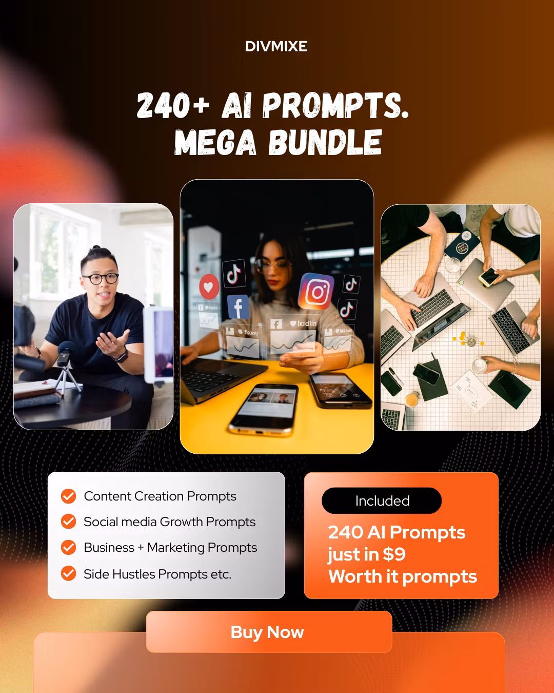 240 Social + Biz Prompts