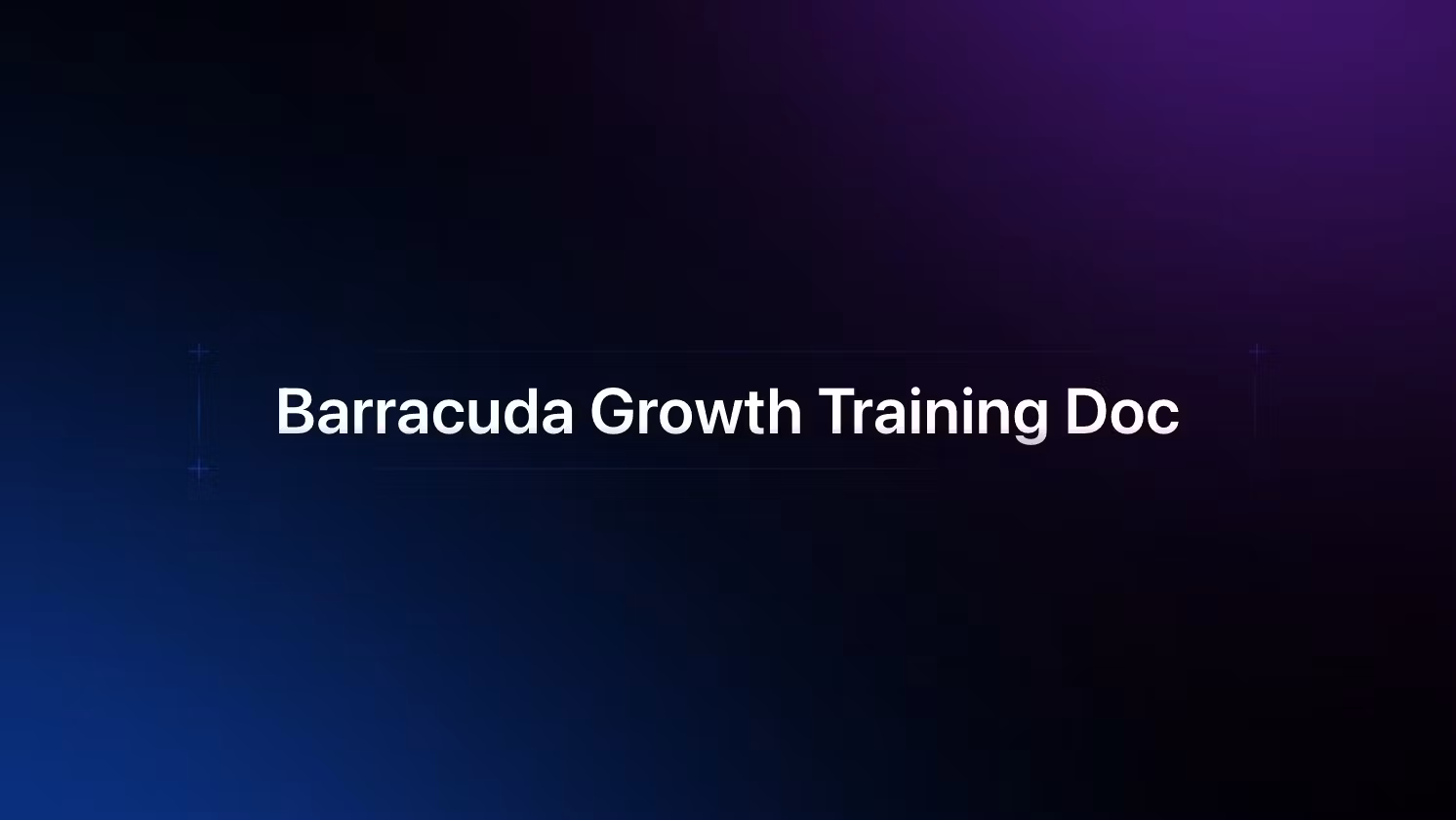 Trainings