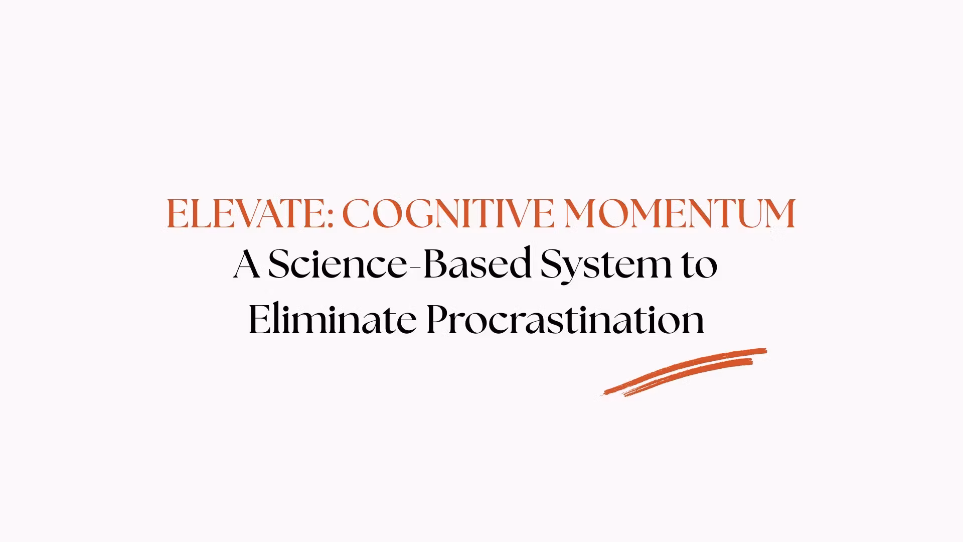 Elevate: Cognitive Momentum