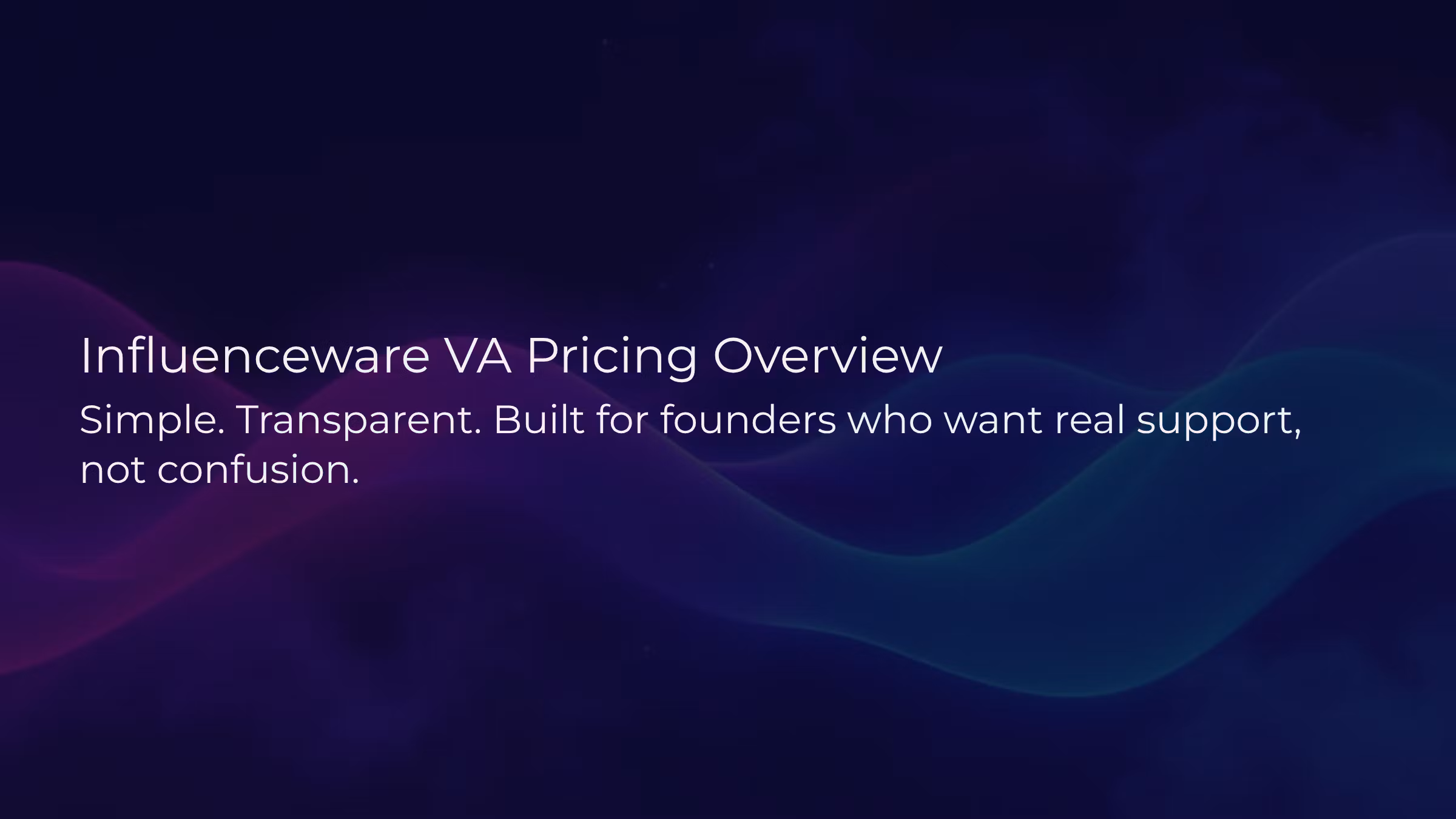 Virtual Assistant Placement