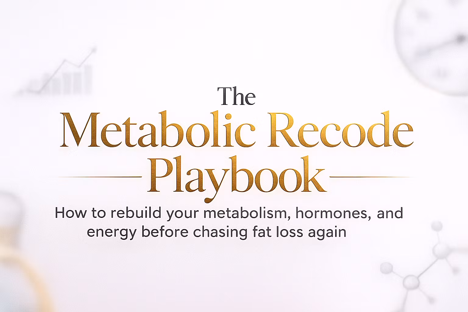 The Metabolic Recode Playbook