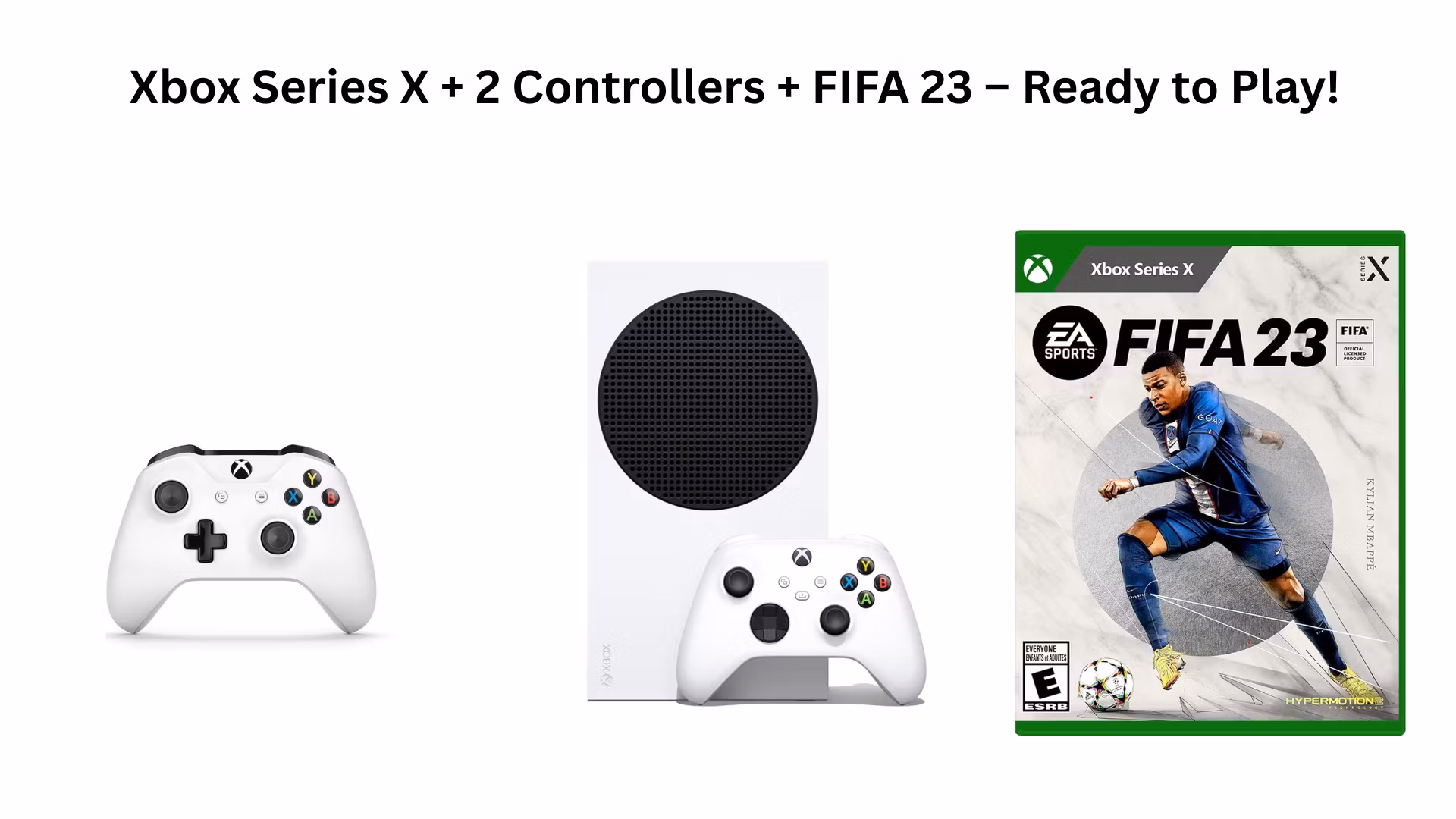 Xbox X + 2 Controllers + FIFA