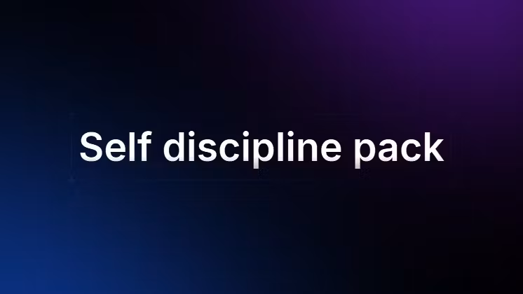 Top 5 self discipline videos