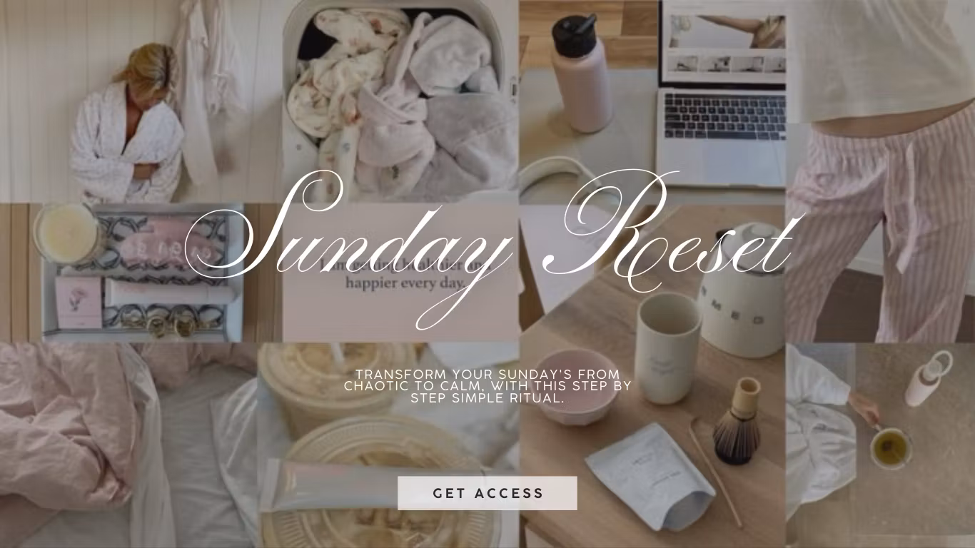 Sunday Reset Ritual