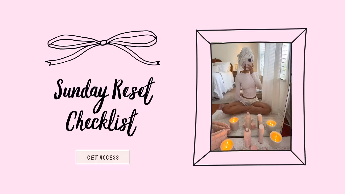 FREE Sunday Reset Checklist 
