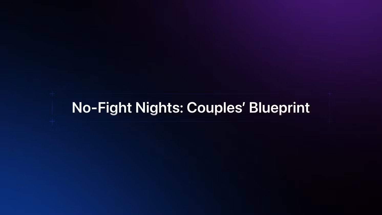 No-Fight Nights