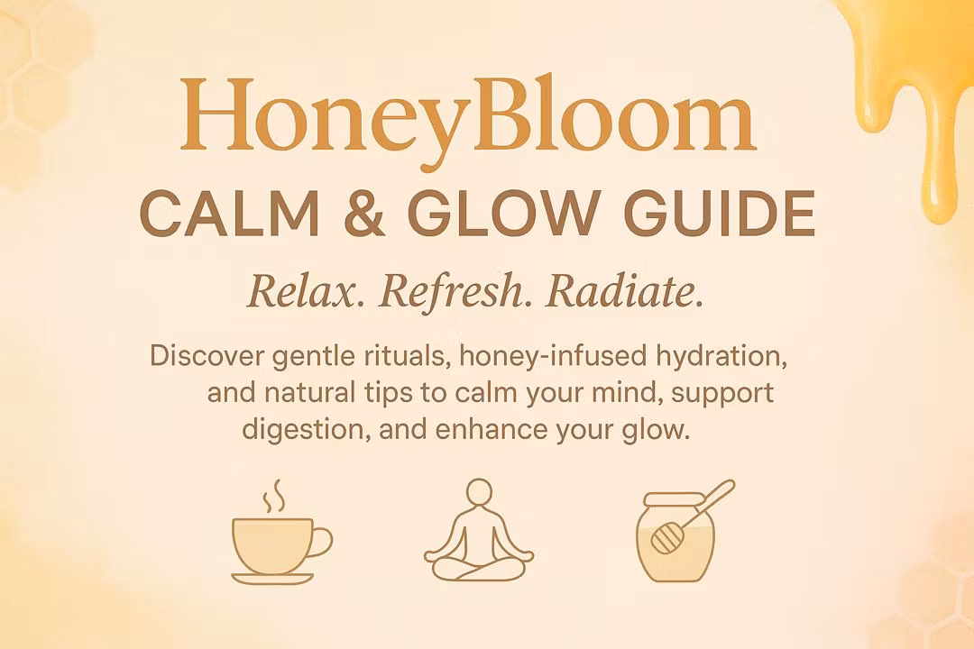 HoneyBloom Calm & Glow Guide