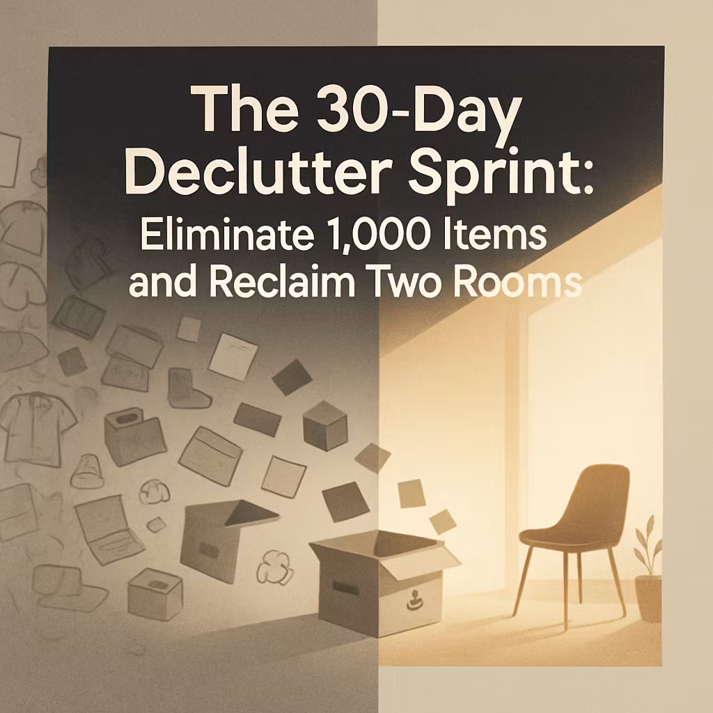 The 30-Day Declutter Sprint