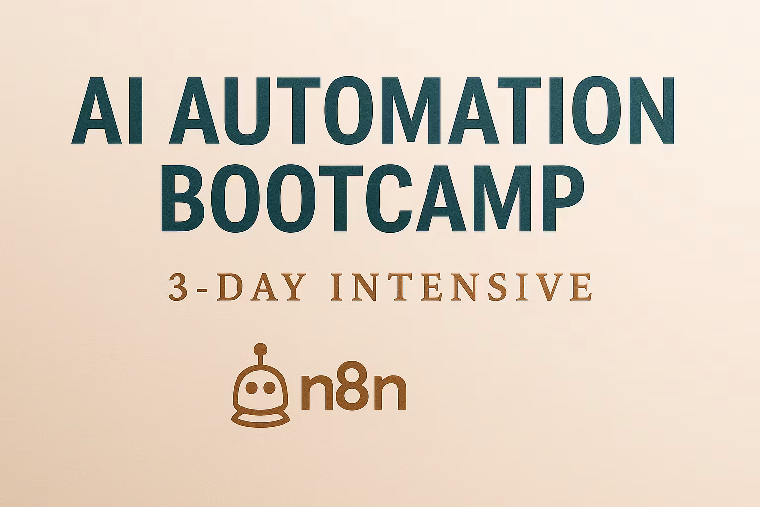 AI Automation Bootcamp