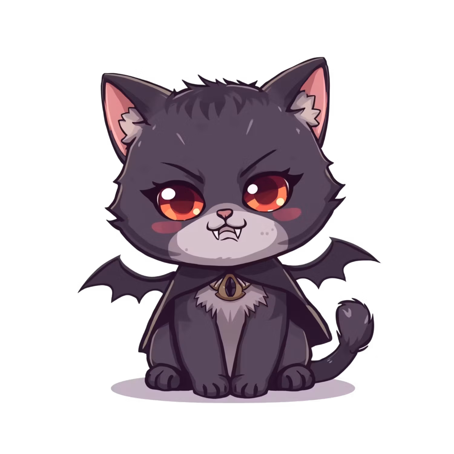 Vampire Cat Sticker Pack
