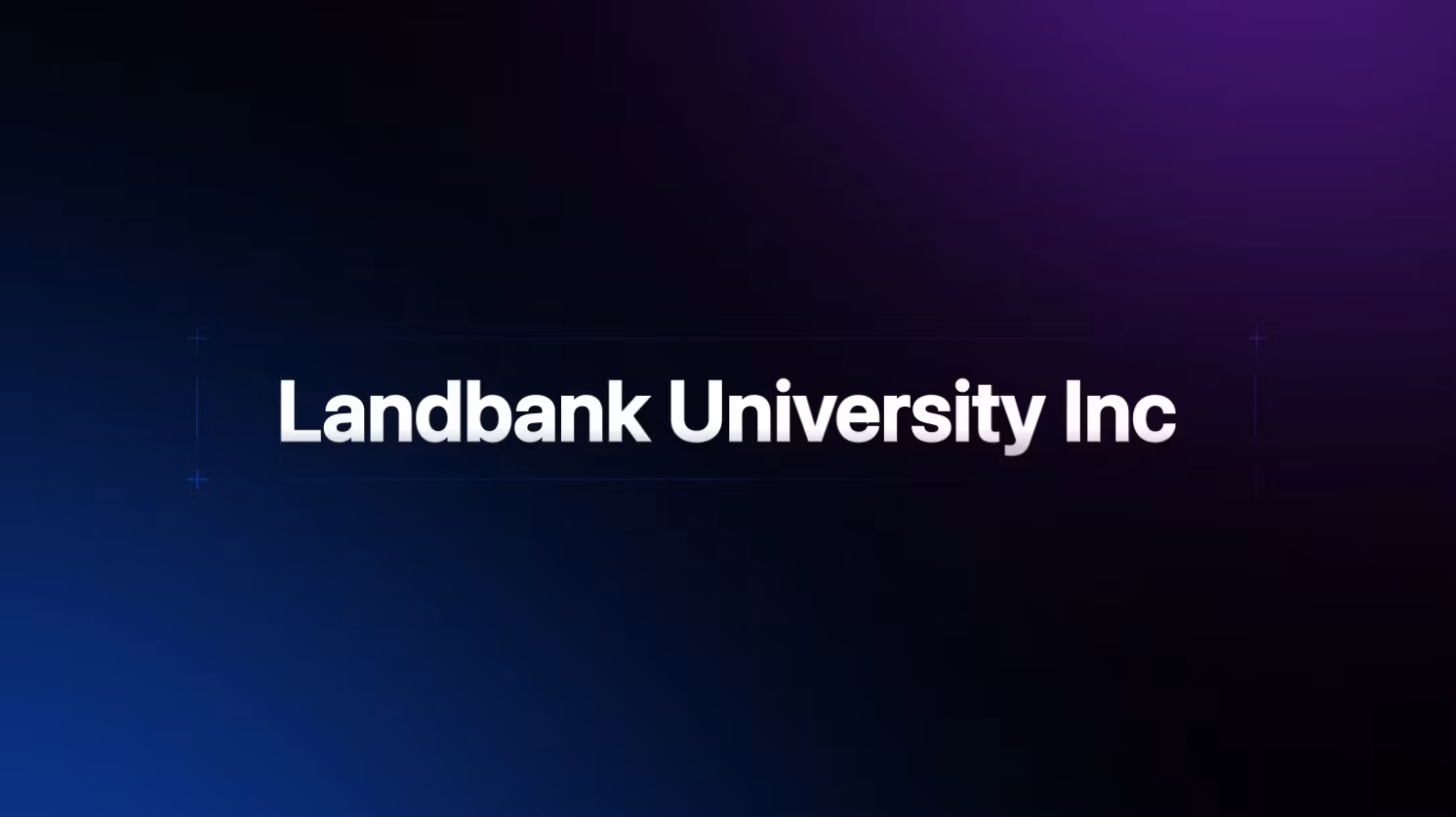 Land & Development Program