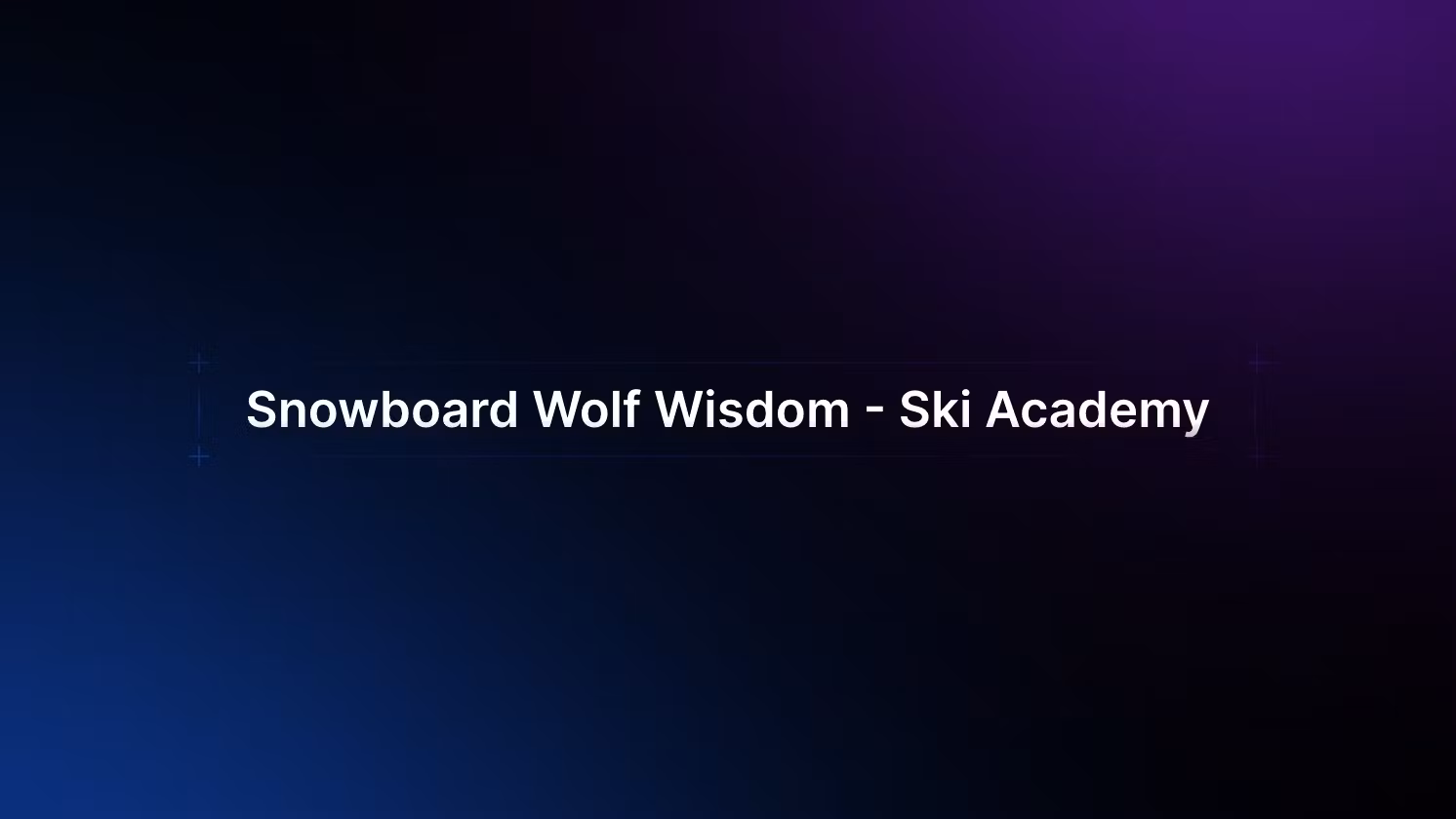 Quantum Wolf Academy Sinaia