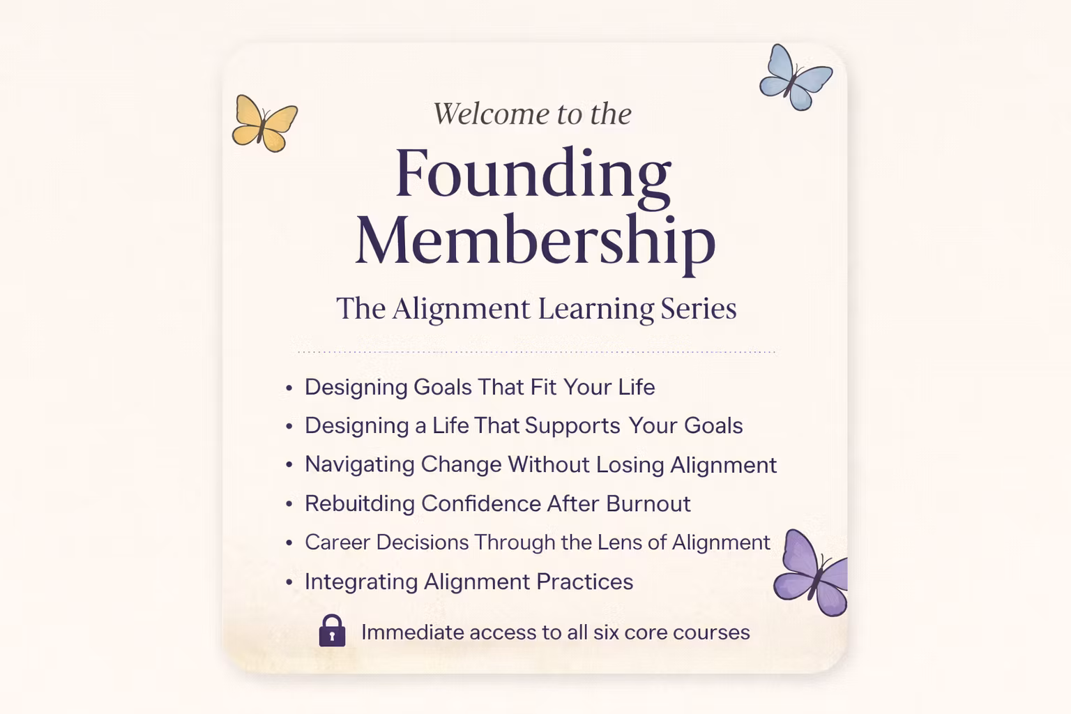 Founding Membership 