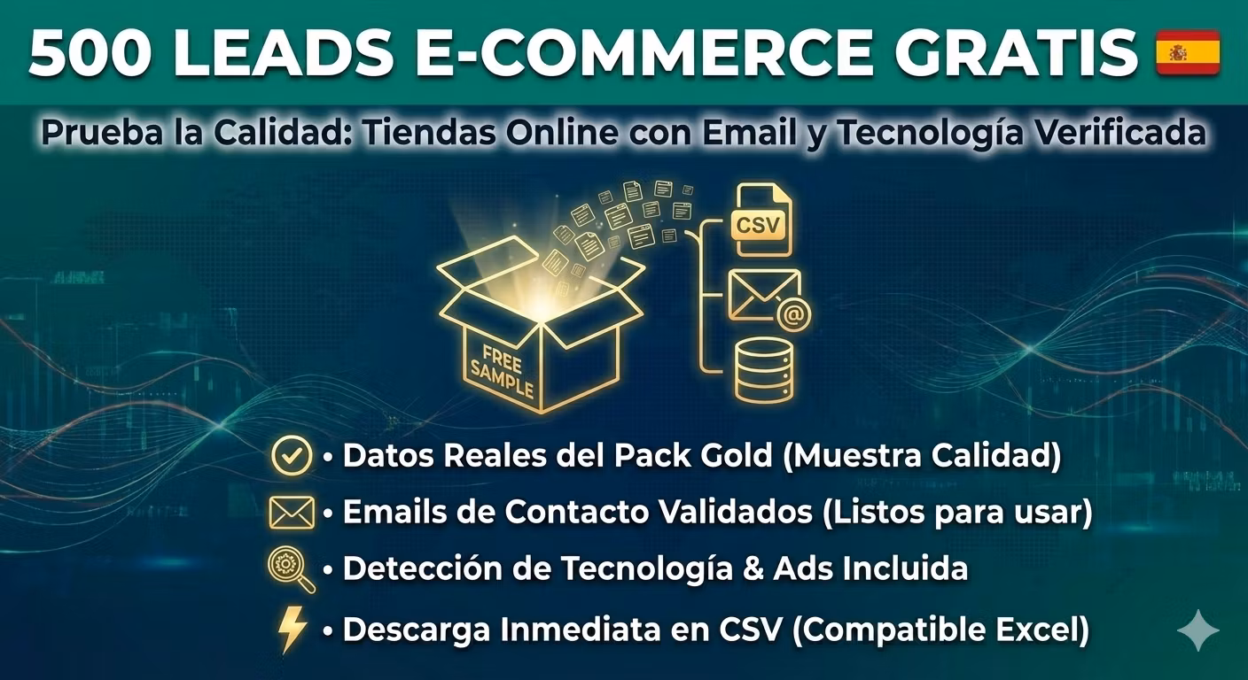 500 Leads E-commerce Gratis