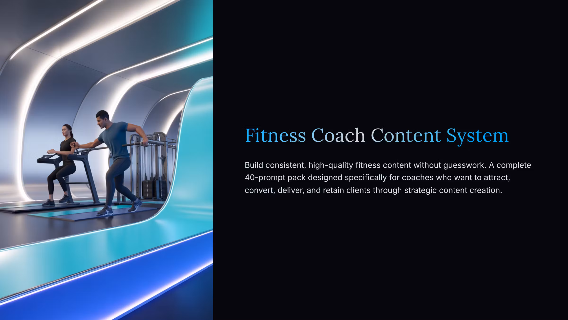 Fitness Coach Content System