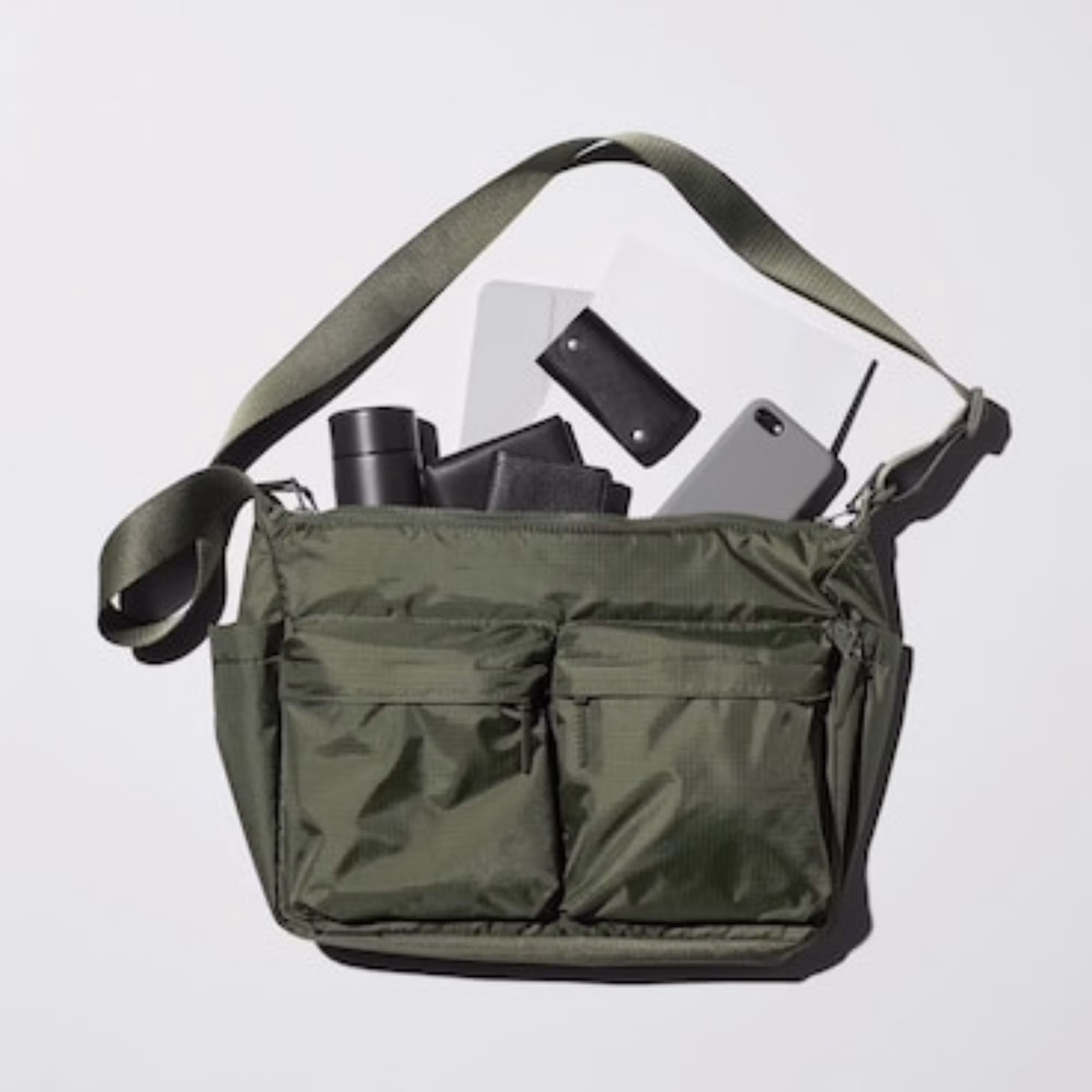 Multi Pocket Shoulder Bag