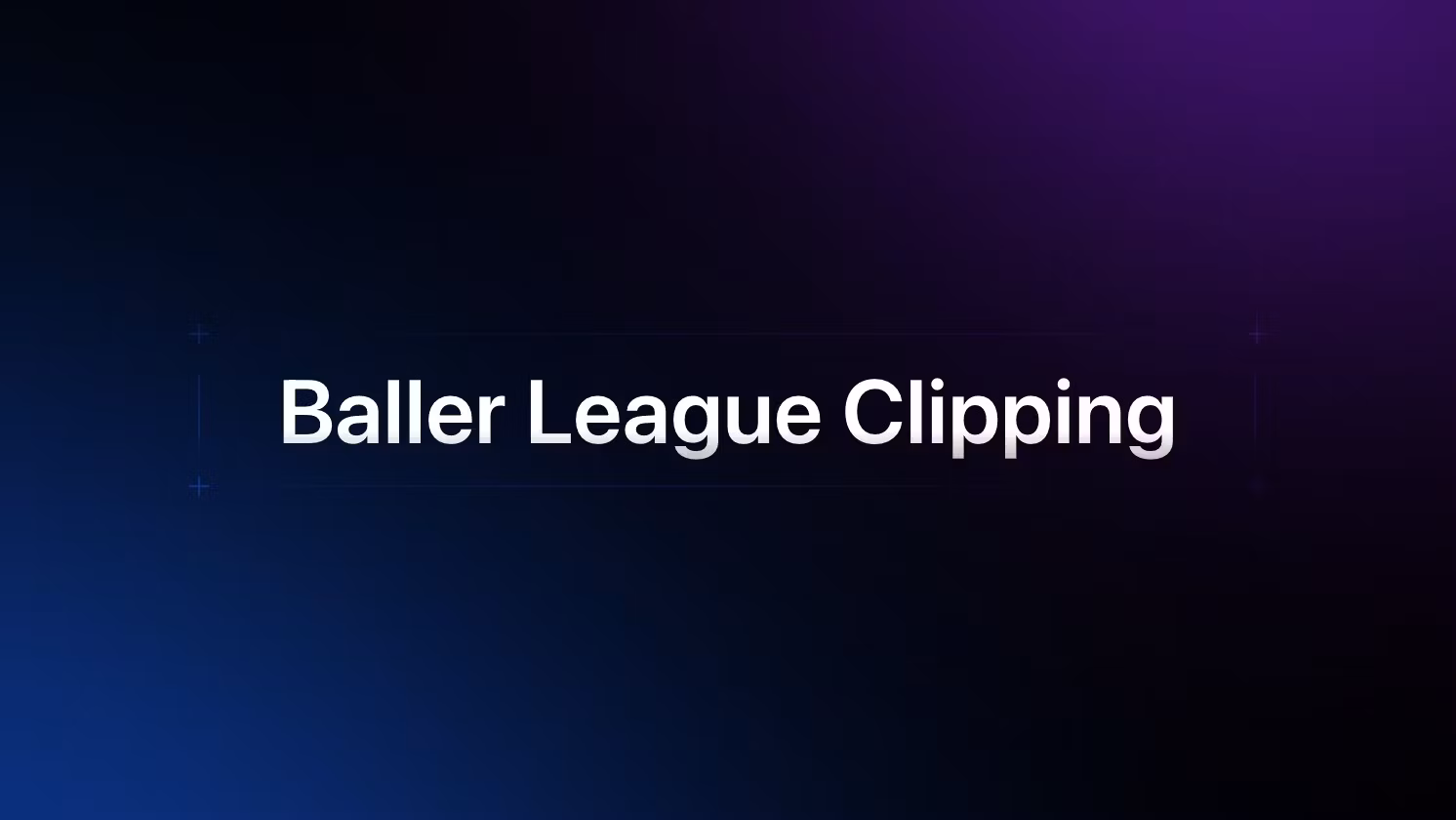 Baller League Stream Clipping