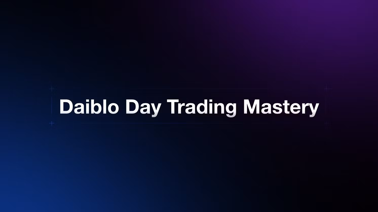 Daiblo Day Trading Mastery