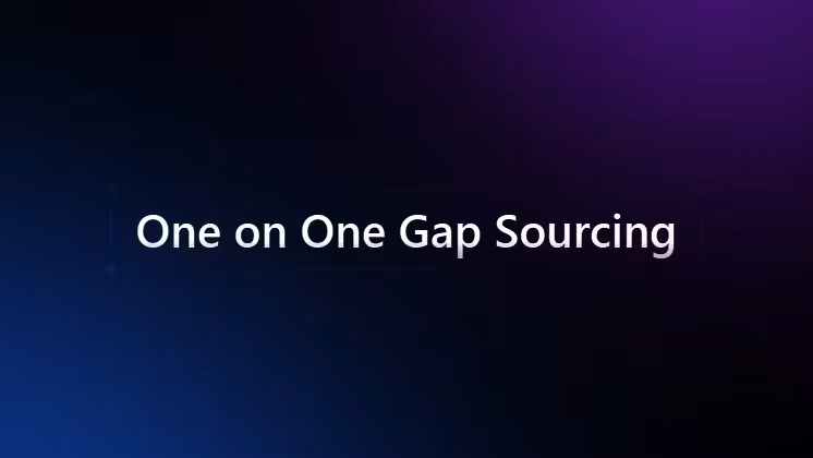 1 on 1 Gap Sourcing Session