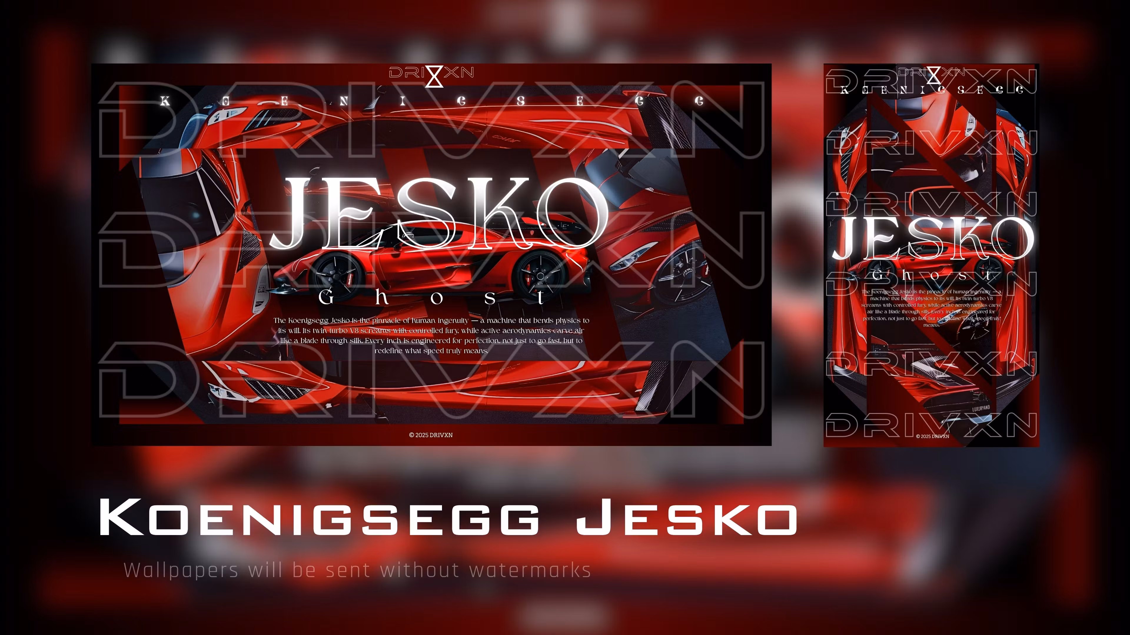 Koenigsegg Jesko - V50 Pair