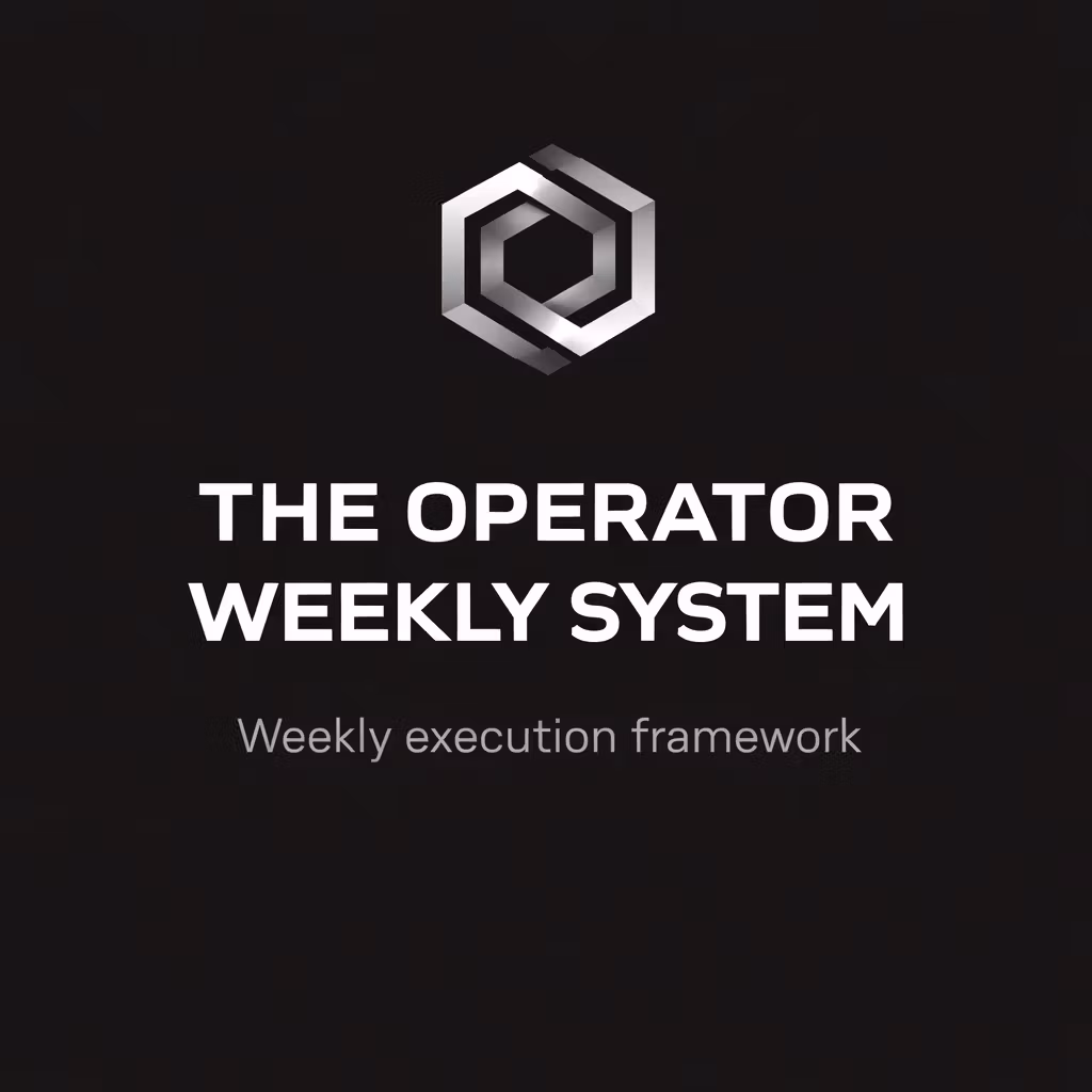 The Operator Weekly System