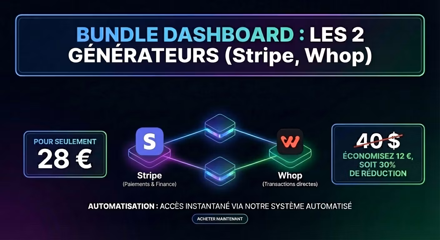 Générateur Stripe + Whop