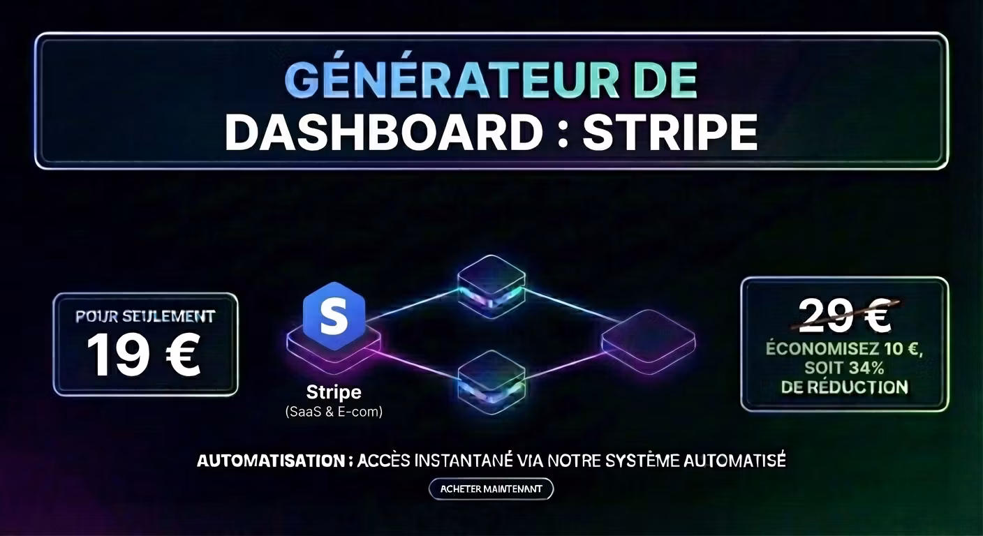 Générateur de Dashboard Stripe