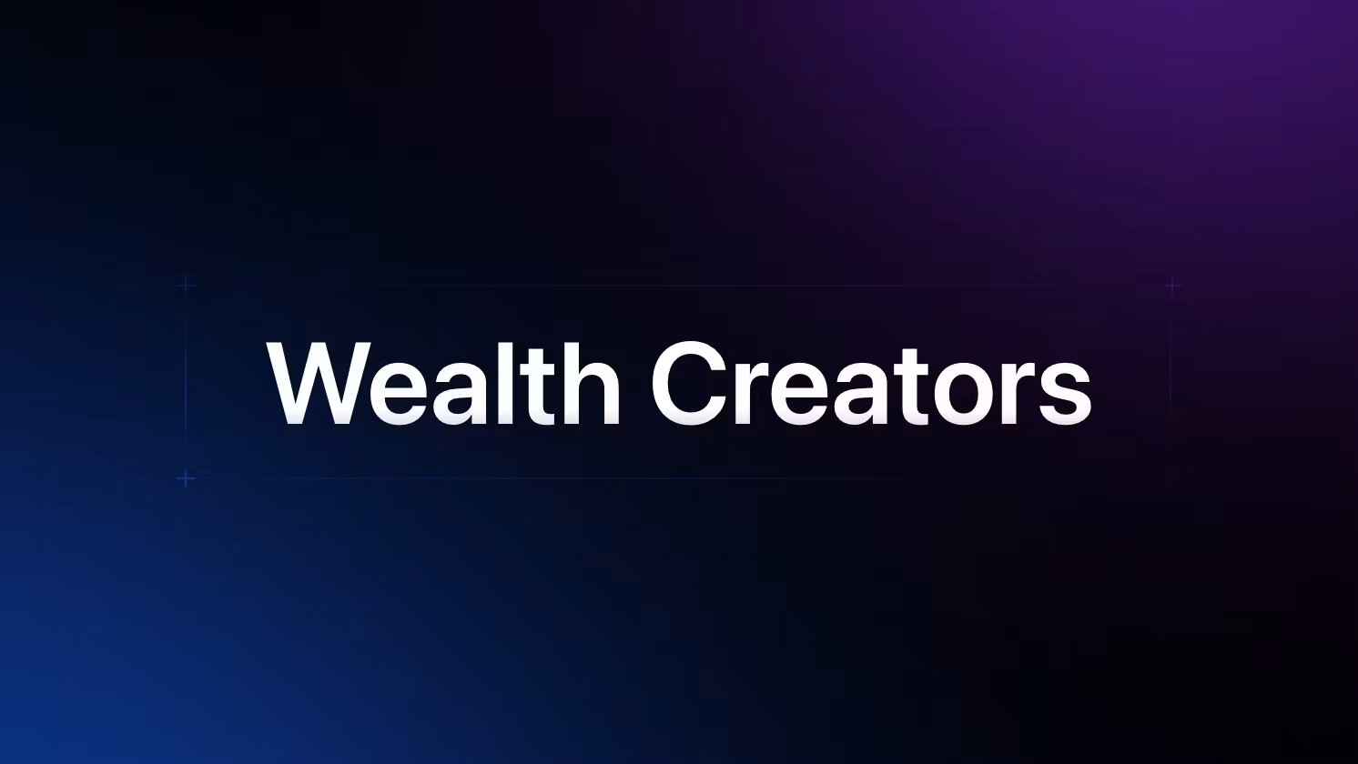 Wealth Creators