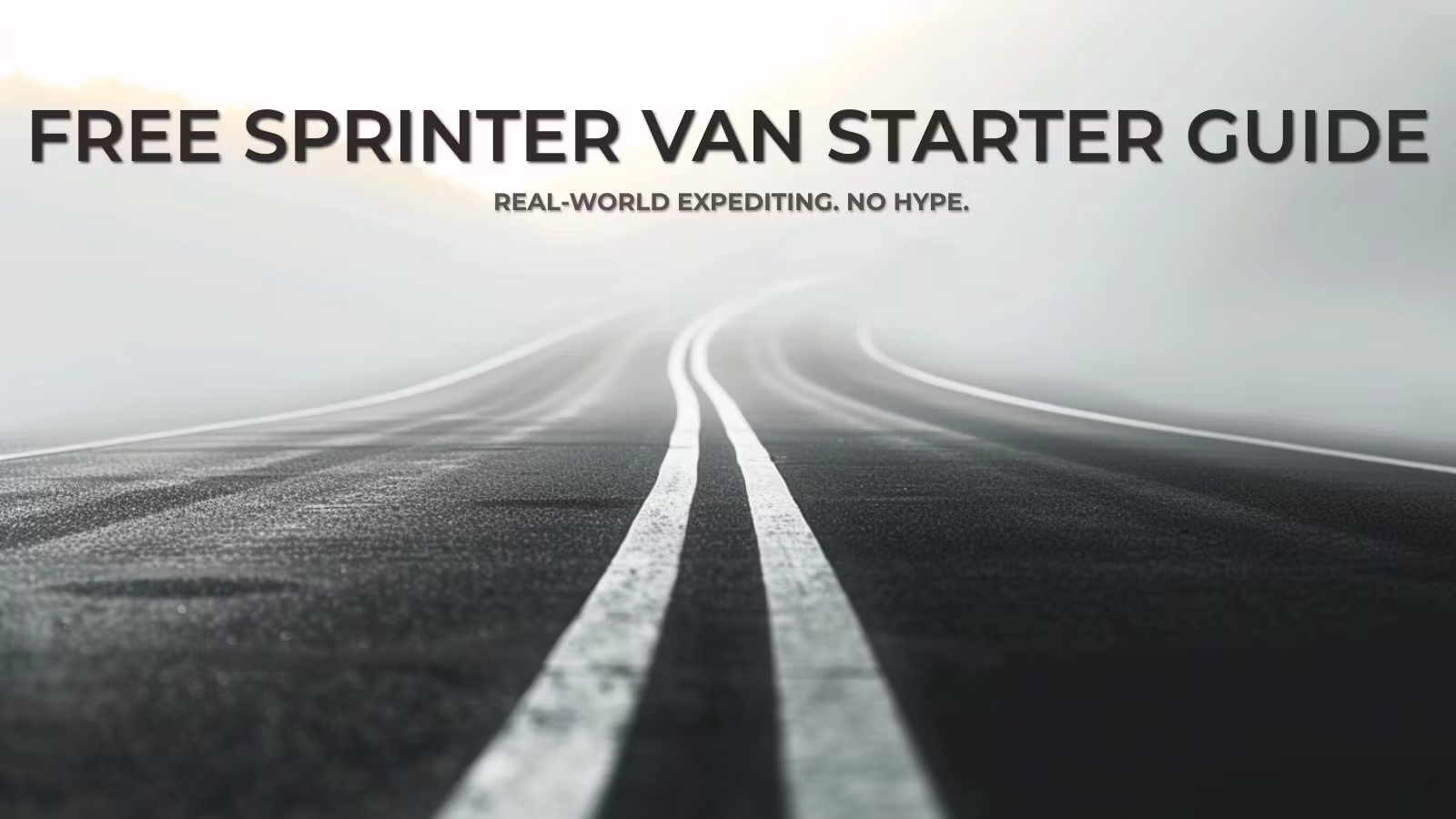 Free Sprinter Van Start Guide