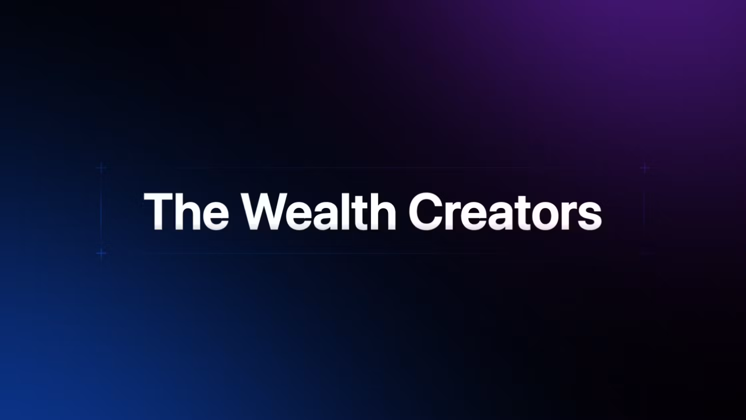 The Wealth Creators Masterclas