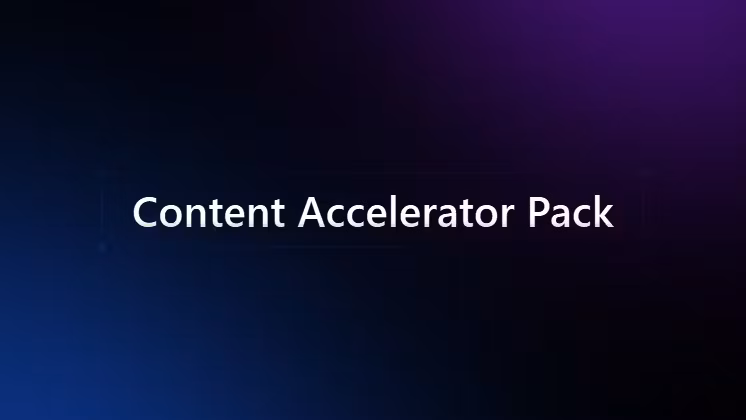 Content Accelerator Pack