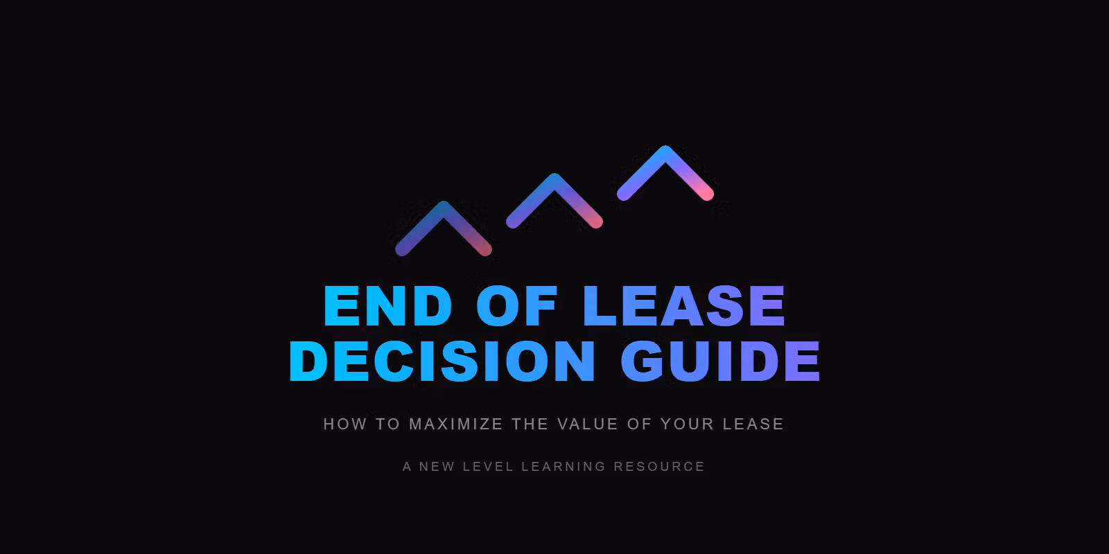 End of Lease Decision Guide