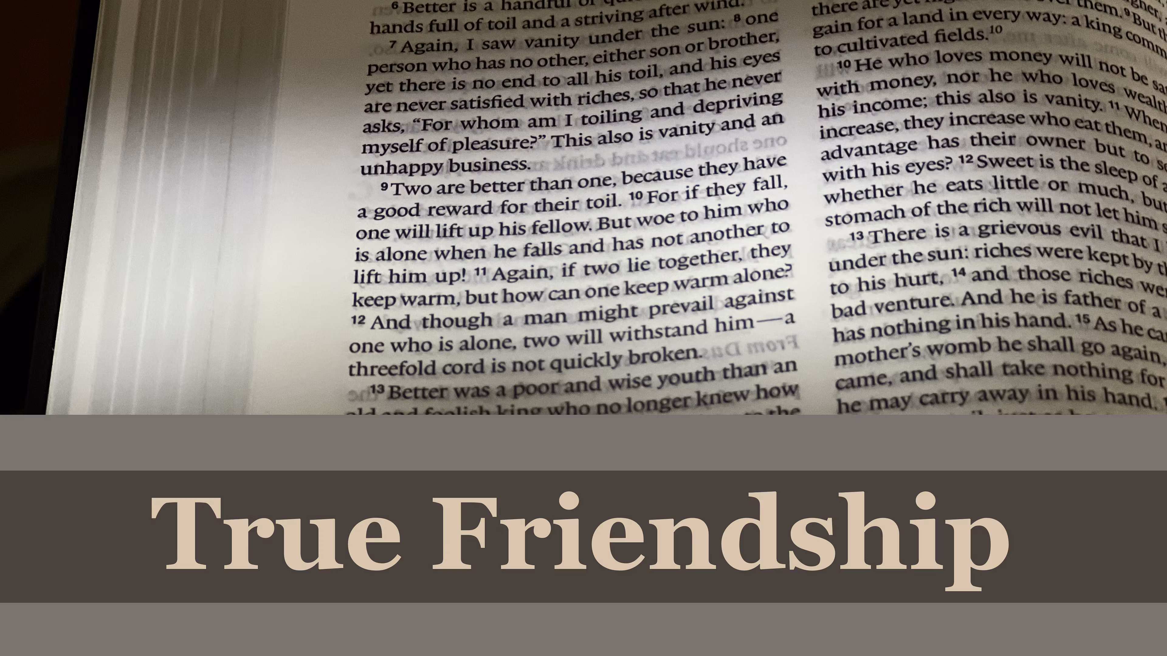 True Friendship - Chapter 1