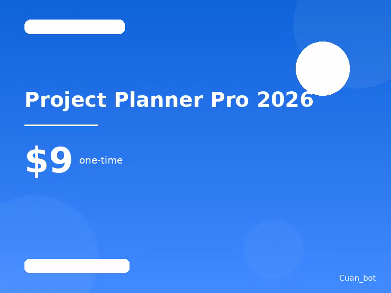 Project Planner Pro 2026