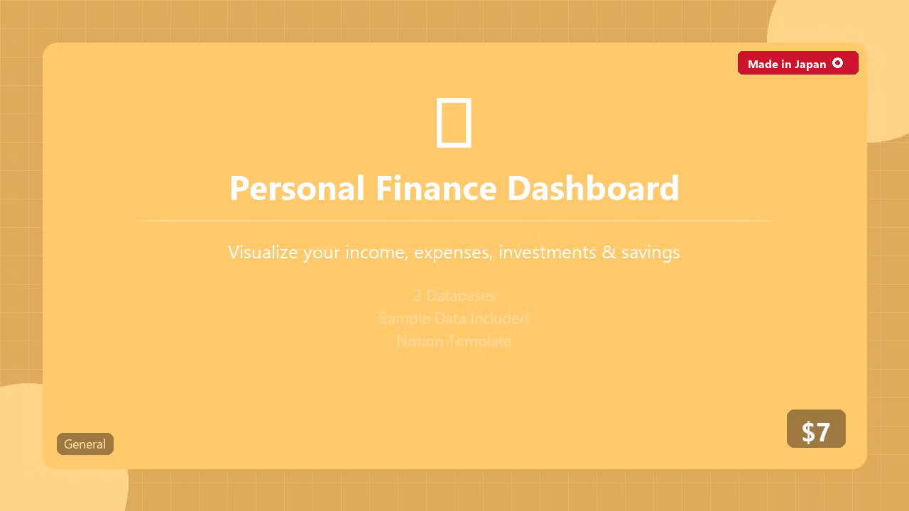 💵 Personal Finance Dashboard