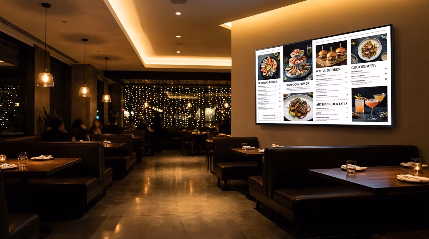 TV Menu Design