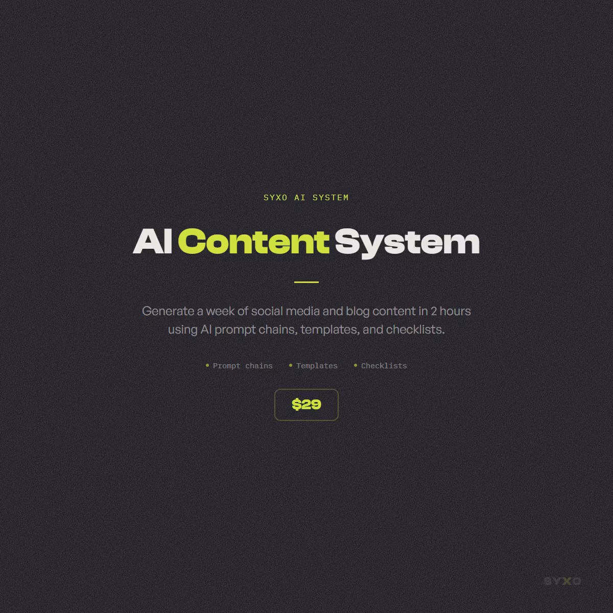 AI Content System