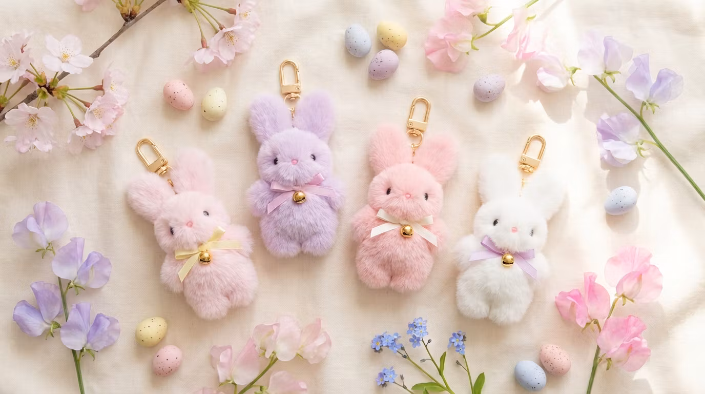 Easter Bunny Bag Charms