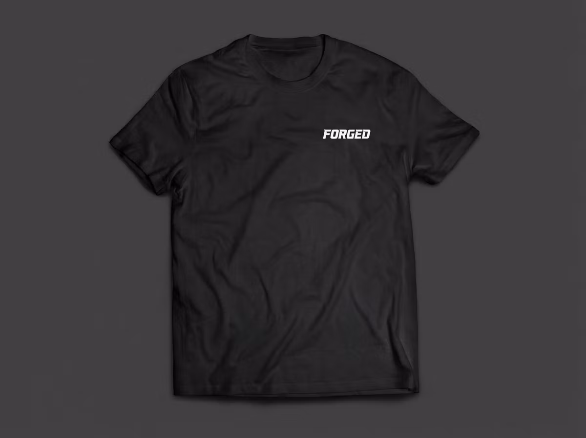 FORGED Tee — Slogan Back