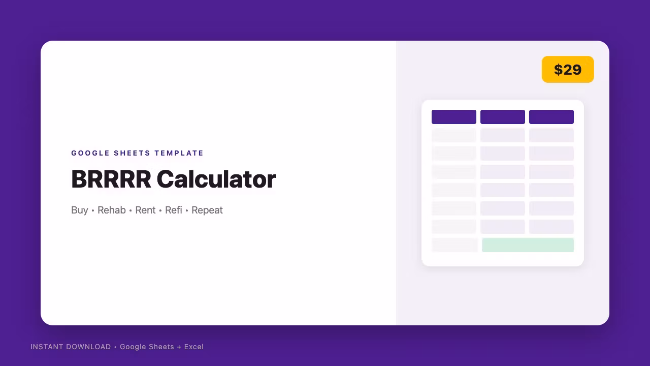 BRRRR Strategy Analyzer