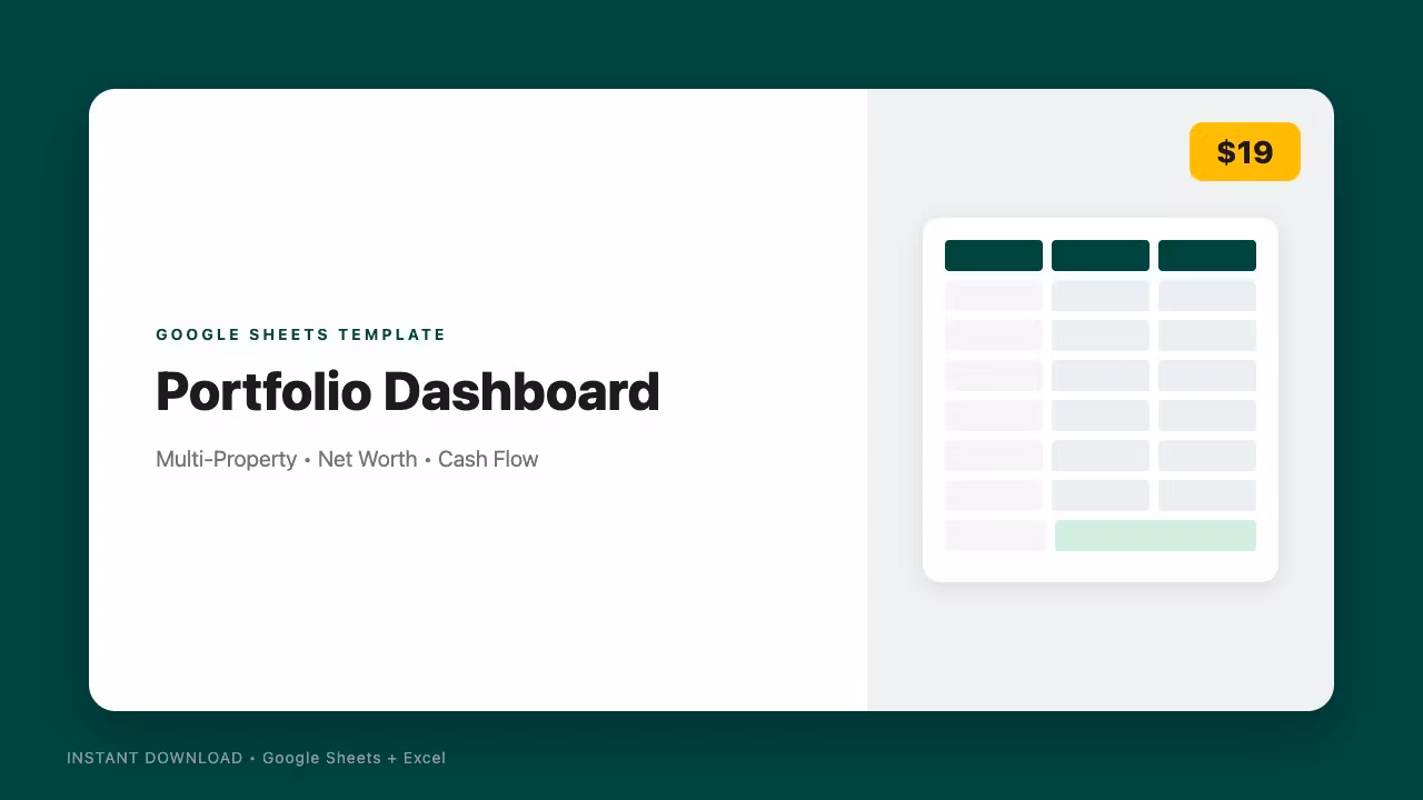 RE Investor Portfolio Dashboard