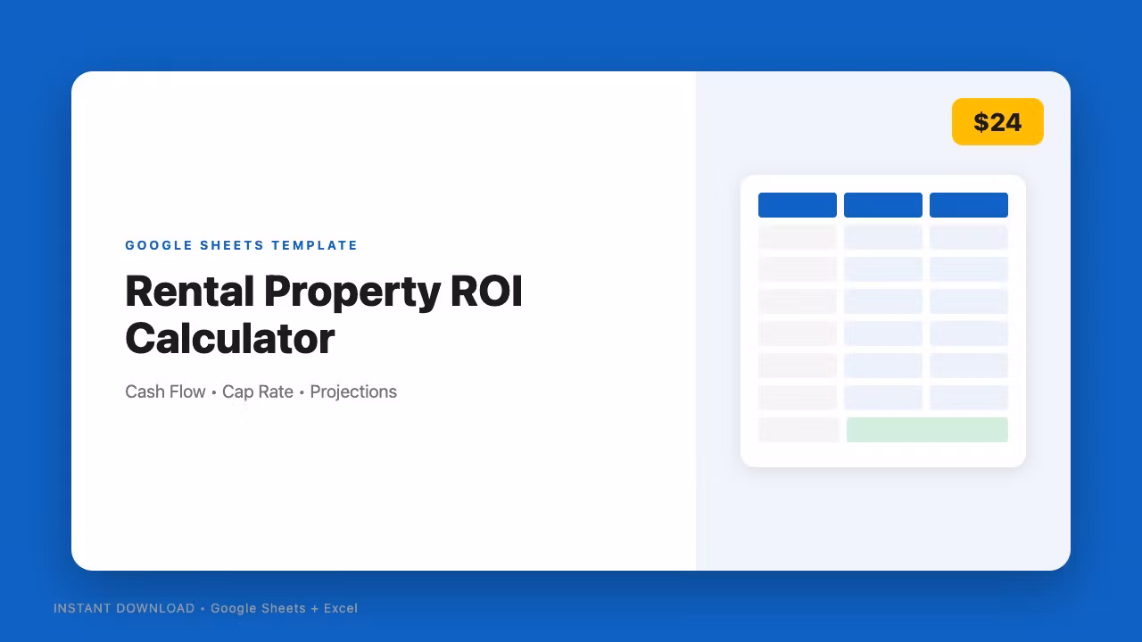 Rental Property ROI Calculator