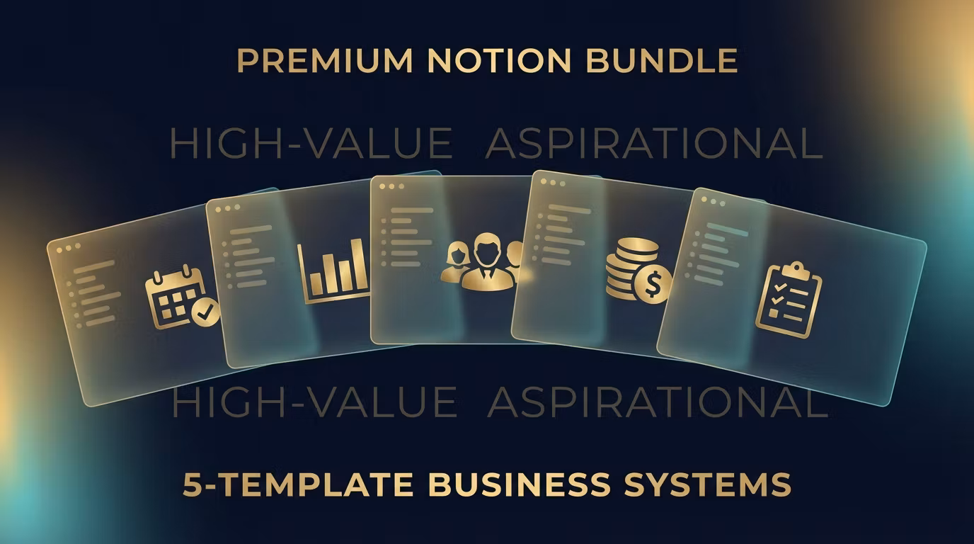 Pro Systems Bundle — 5 Templates
