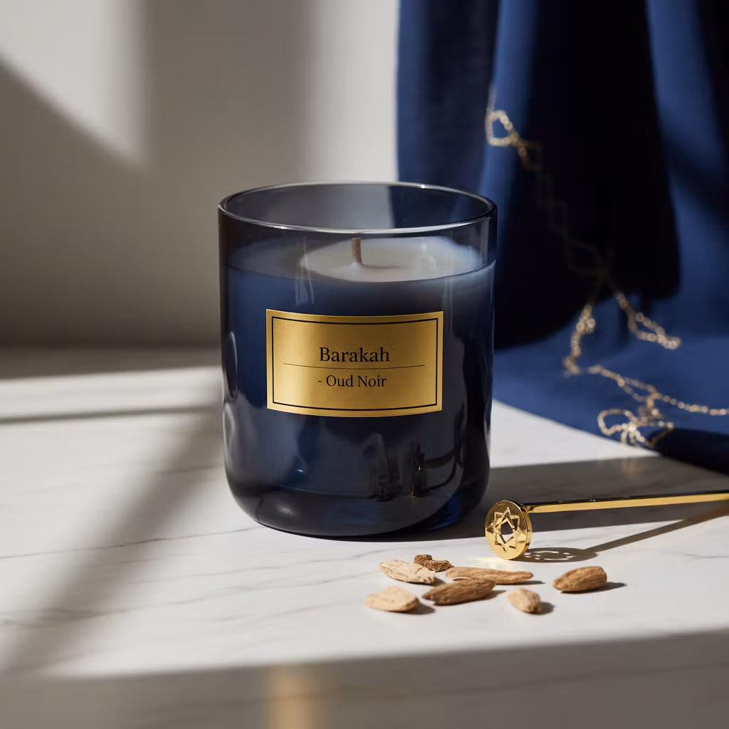 Barakah — Oud Noir Kerze
