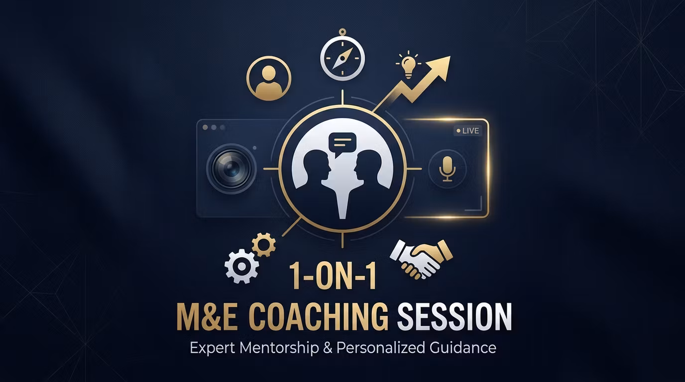 1-on-1 M&E Coaching Session