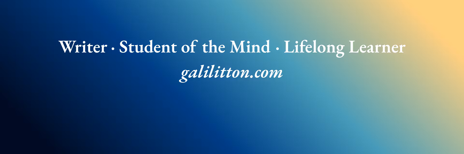 Profile banner